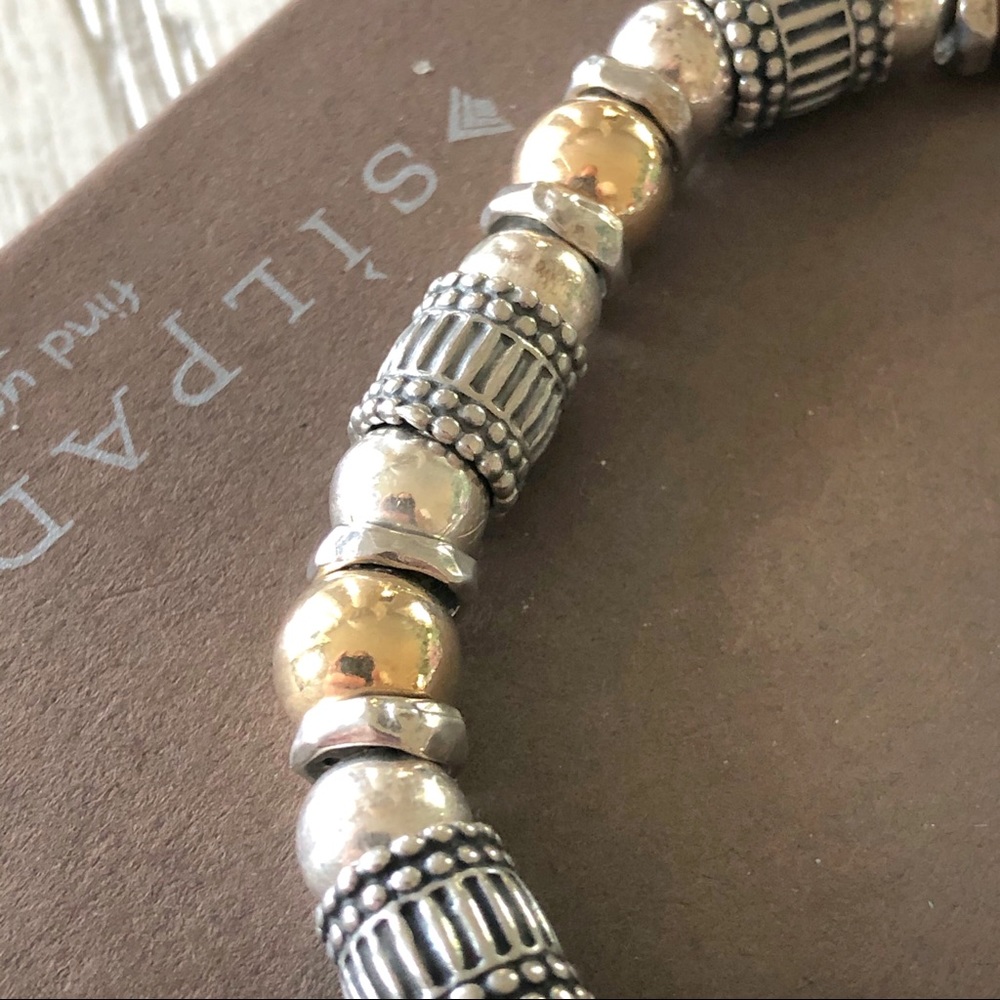 SILPADA Silver & Gold Two-Tone Bracelet B1223 - Picture 6 of 7